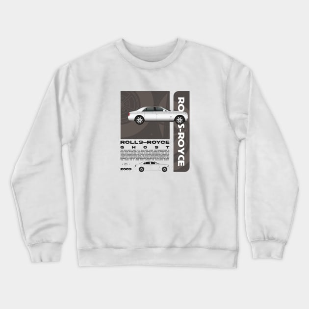 2009 Rolls Royce Ghost Crewneck Sweatshirt by kindacoolbutnotreally